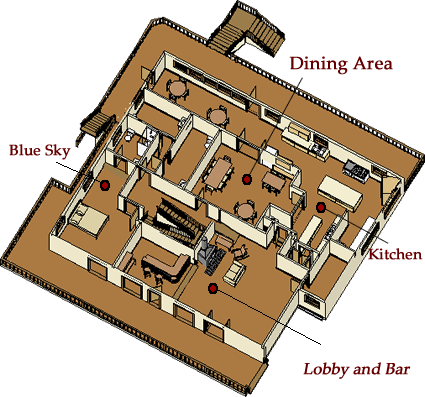 Floor Plan Lobby and Main floor